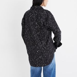 Madewell Oversized Ex-Boyfriend Shirt in Star Print